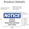 Signmission 7 in Height, 10 in Width, Vinyl Decal, Rectangle OS-2PACK-NS-D-710-L-15769 - alternate 4